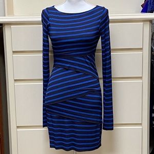 Bailey 44 NWT stripe body con jersey dress size S